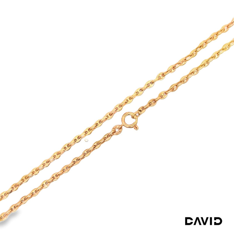 Bohnenkette 70 Gold 8k