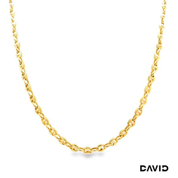 Bohnenkette 70 Gold 8k