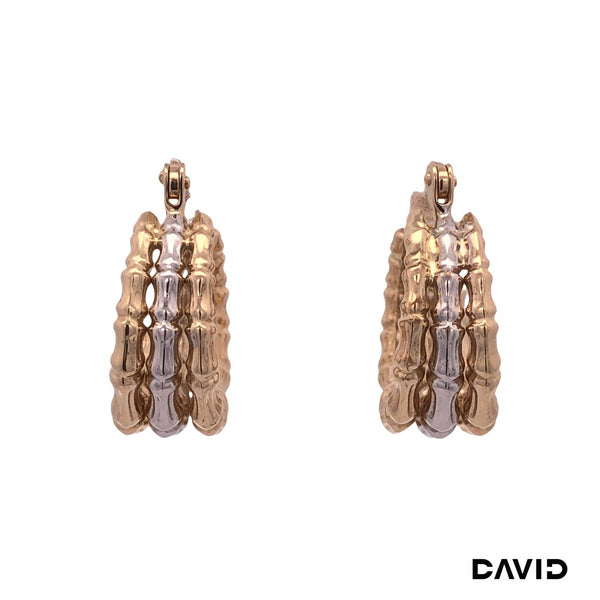 Creolen Gold 14k Bicolor