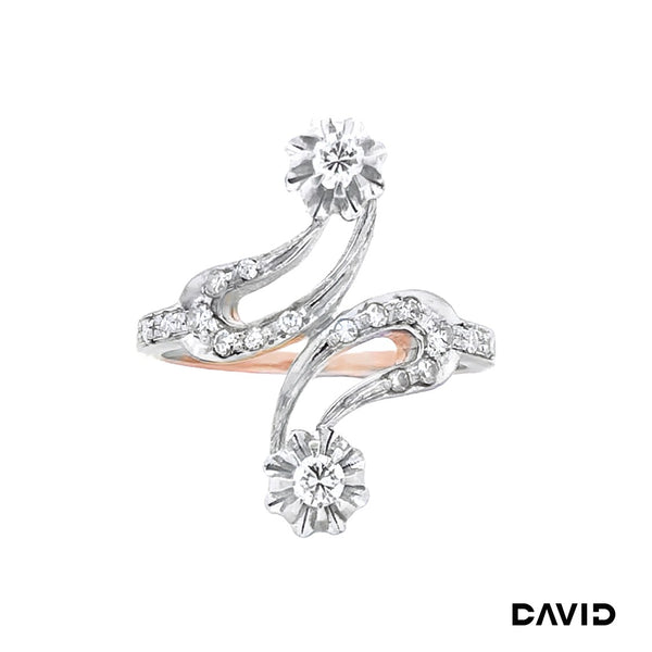 Ring Diamanten Gold 18k Bicolor