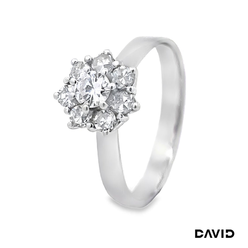 Ring Diamanten 585/14k Weißgold