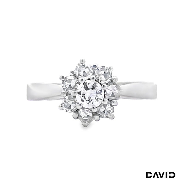 Ring Diamanten 585/14k Weißgold