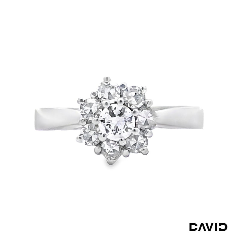 Ring Diamanten 585/14k Weißgold