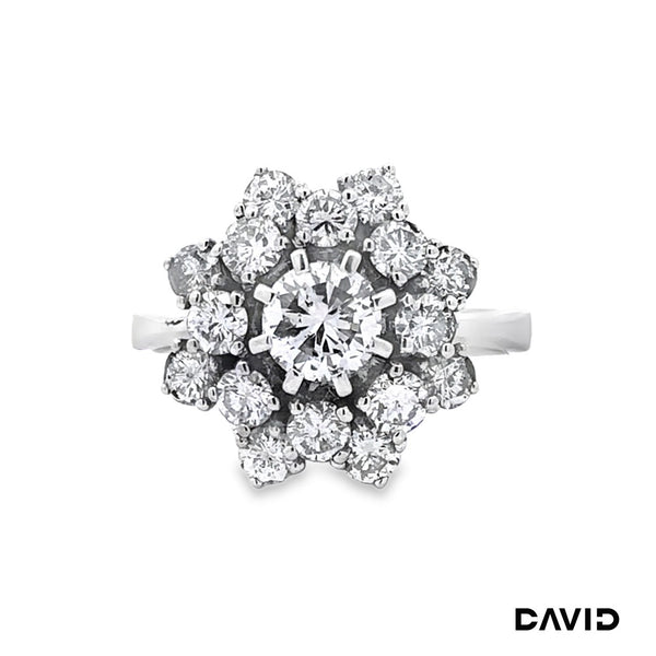 Ring Brillanten 585/14k Weißgold