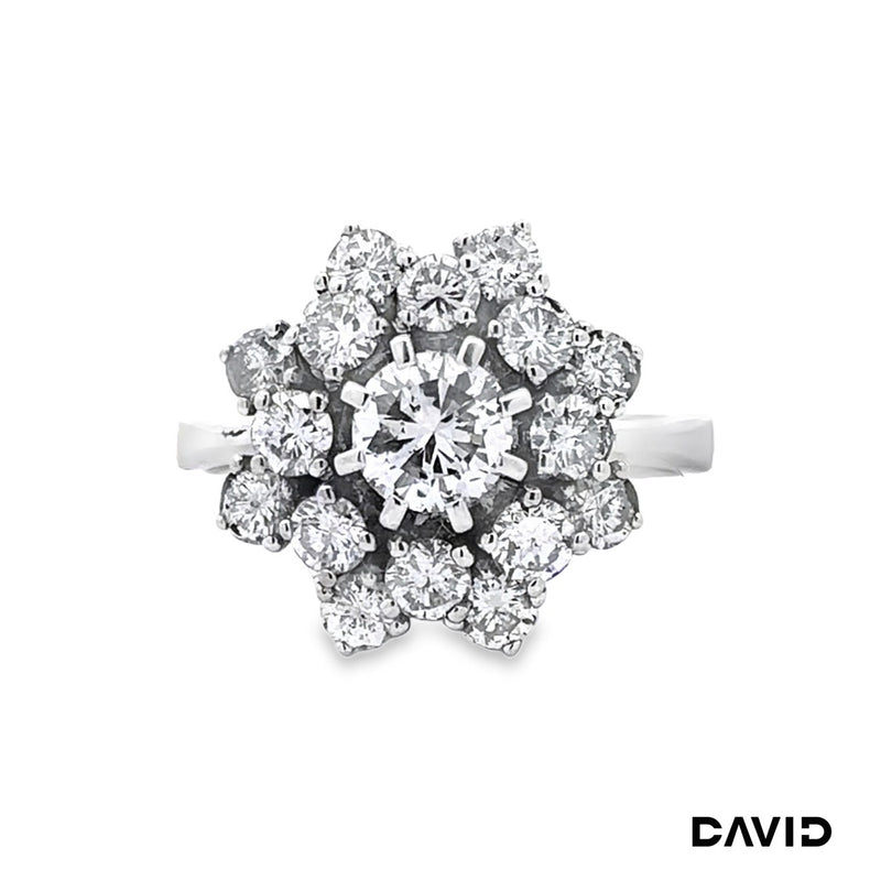 Ring Brillanten 585/14k Weißgold