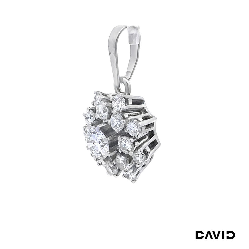 Anhänger Brillanten 585/14k Weißgold