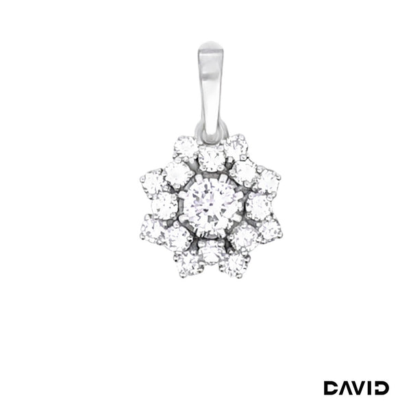 Anhänger Brillanten 585/14k Weißgold