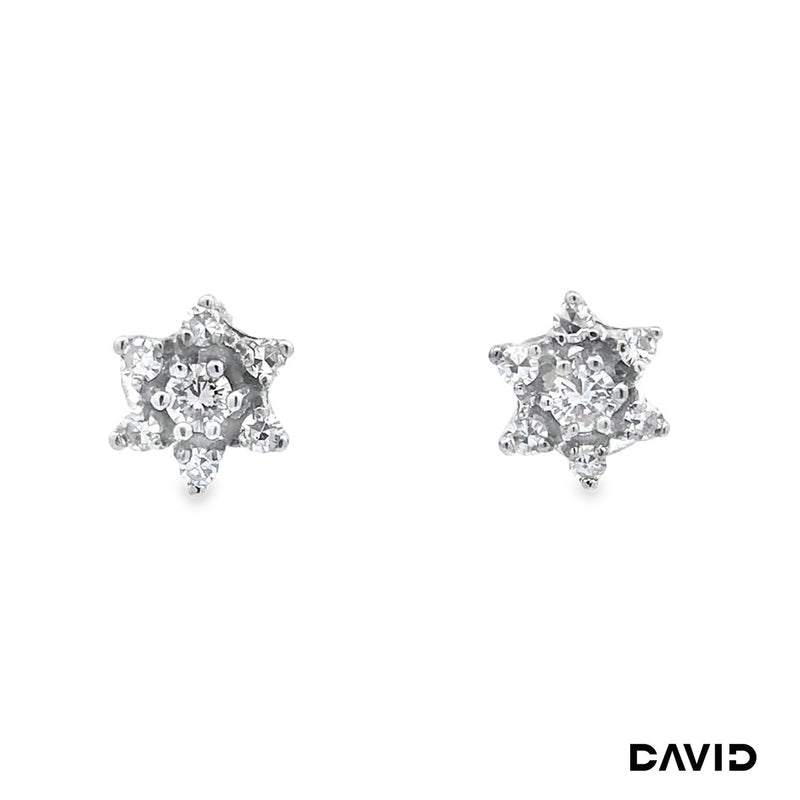 Ohrstecker Diamanten 585/14k Weißgold