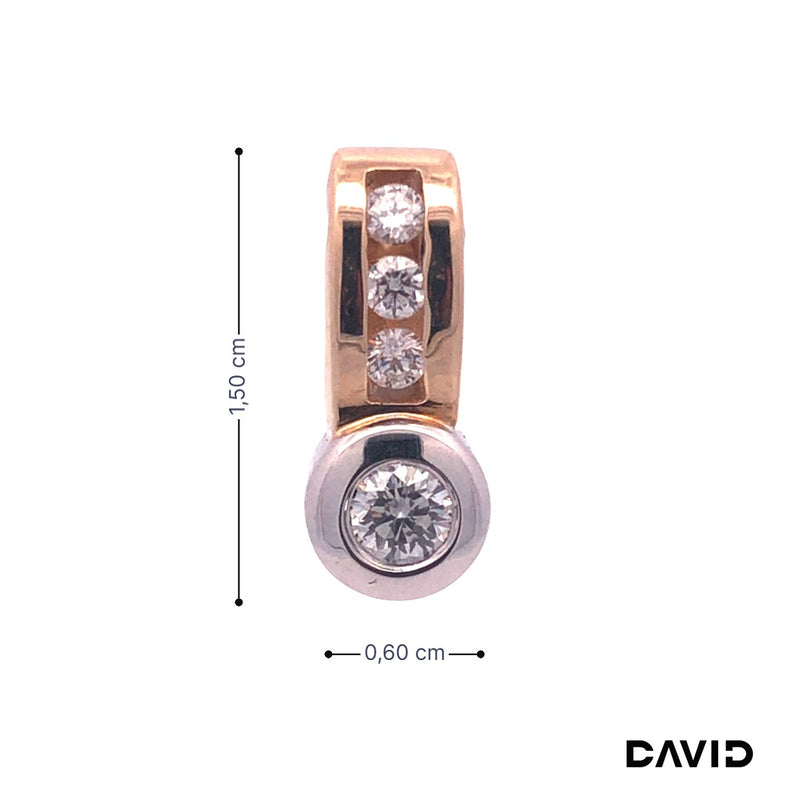 Anhänger Christ Brillanten Gold 585/14k