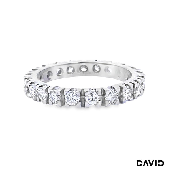 Memoire Ring Brillanten 585/14k Weißgold