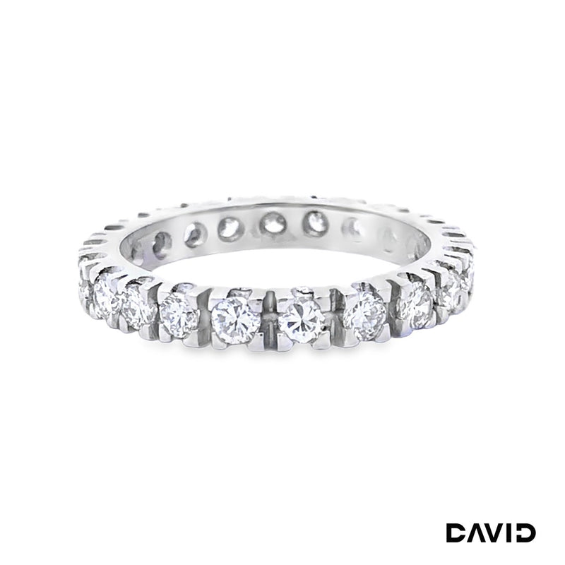 Memoire Ring Brillanten 585/14k Weißgold