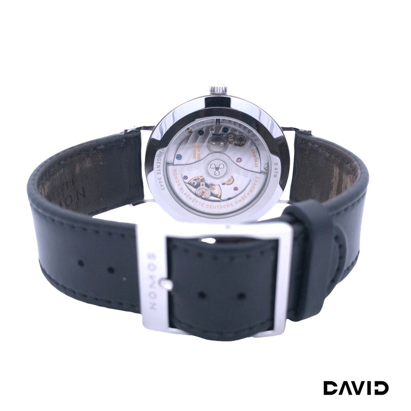 Nomos Glashütte Tangente 39 Edelstahl