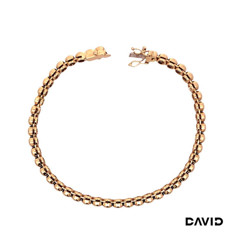 Tennisarmband 19,5 Brillanten Gold 750/18k