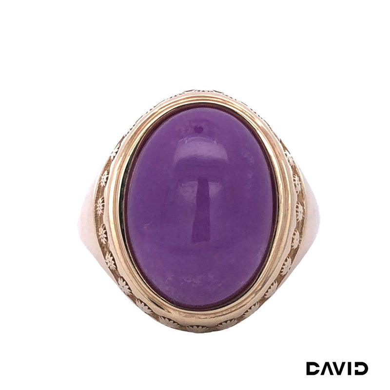 Ring Amethyst Gold 9k