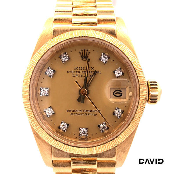 Rolex Lady Date Just 26 Gold 750/18k