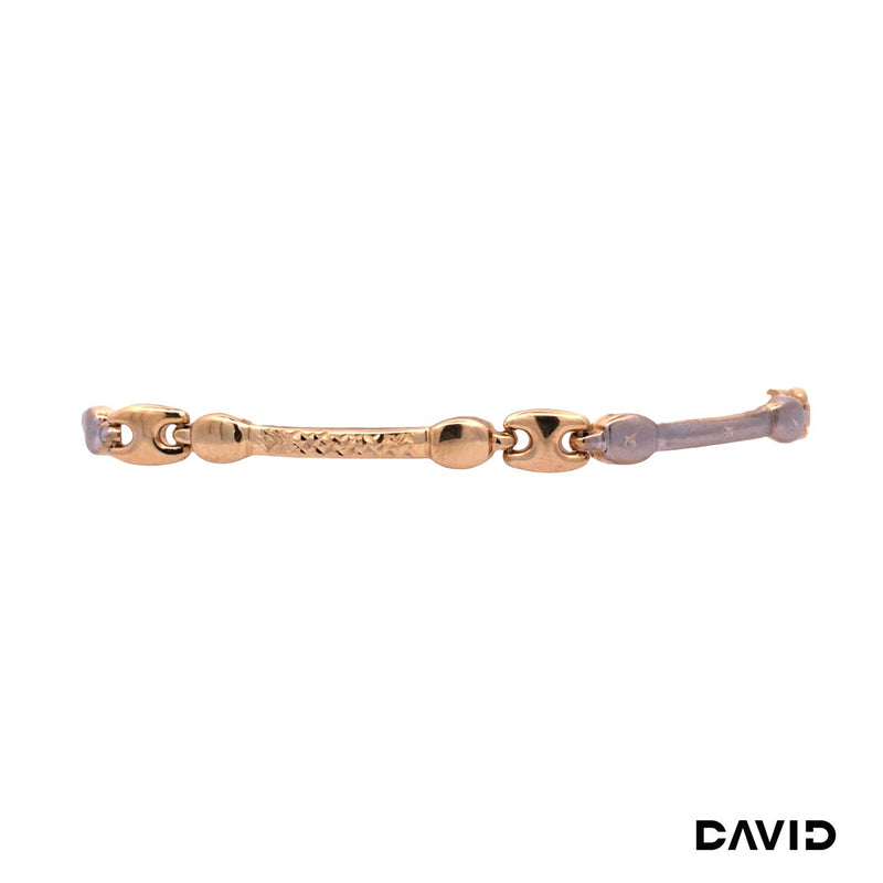 Armband 19 Gold 14k Bicolor