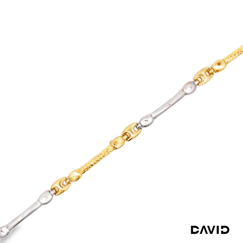 Armband 19 Gold 14k Bicolor