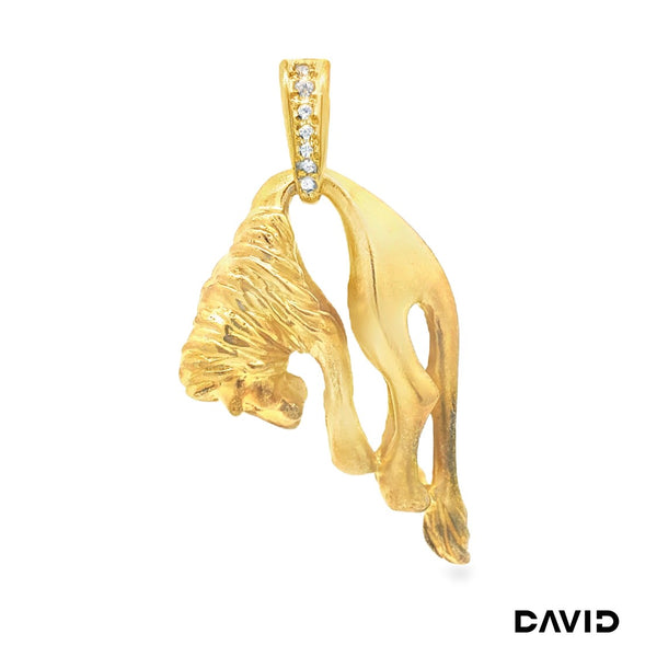 Anhänger Löwe Silber vergoldet s925