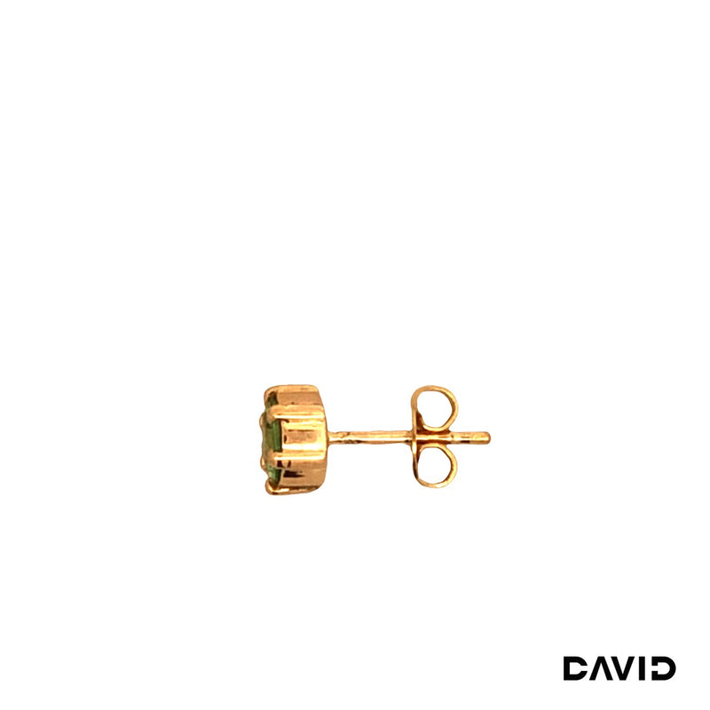 Ohrstecker Peridot Gold 750/18k