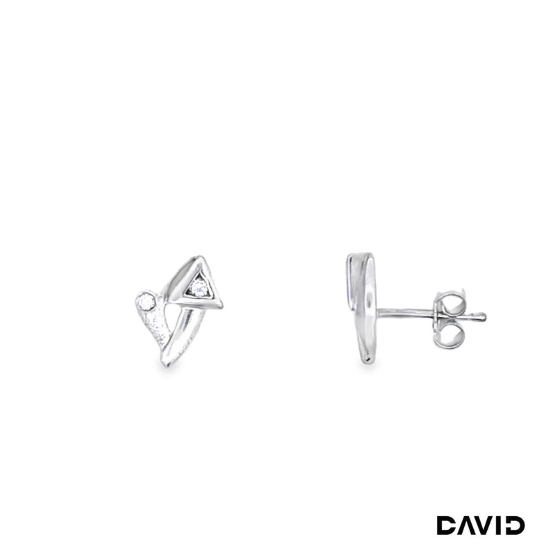 Ohrstecker Brillant 585/14k Weißgold