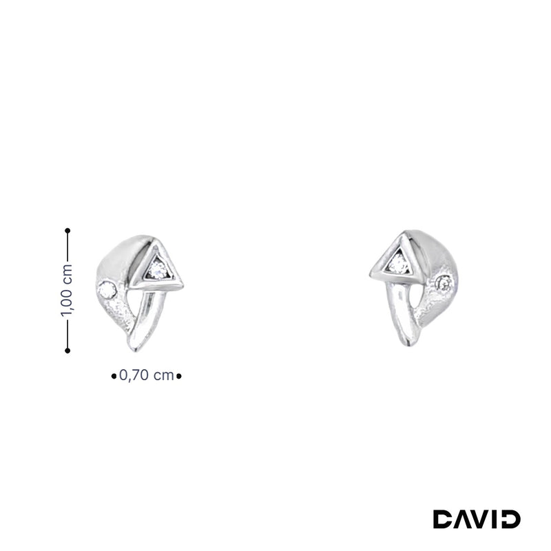 Ohrstecker Brillant 585/14k Weißgold