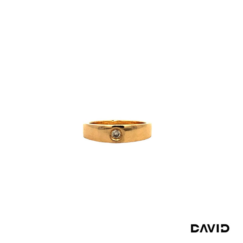 Taufring Zirkonia Gold 585/14k