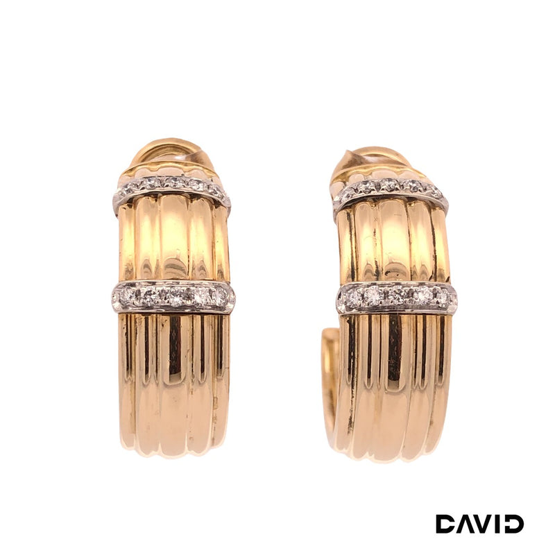 Creolen Wempe Brillanten Gold 750/18k