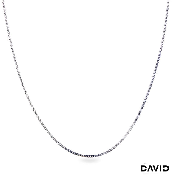 Panzerkette 45 585/14k Weißgold