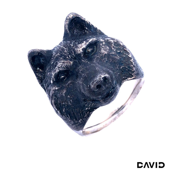 Ring Wolf Silber s925