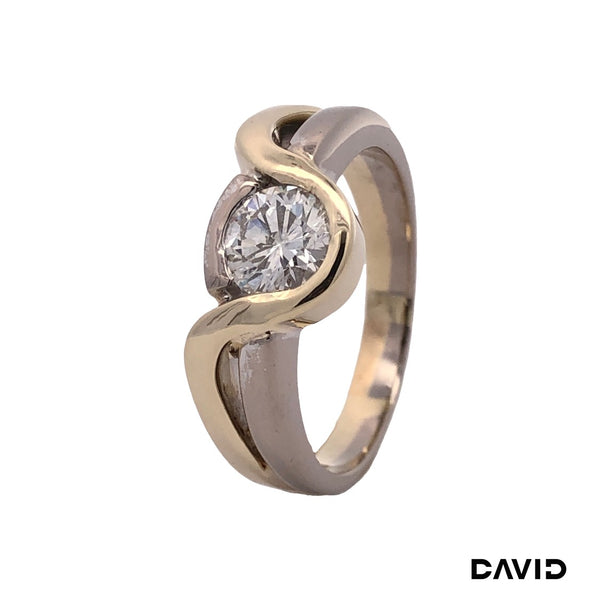 Ring Brillant Gold 14k Bicolor