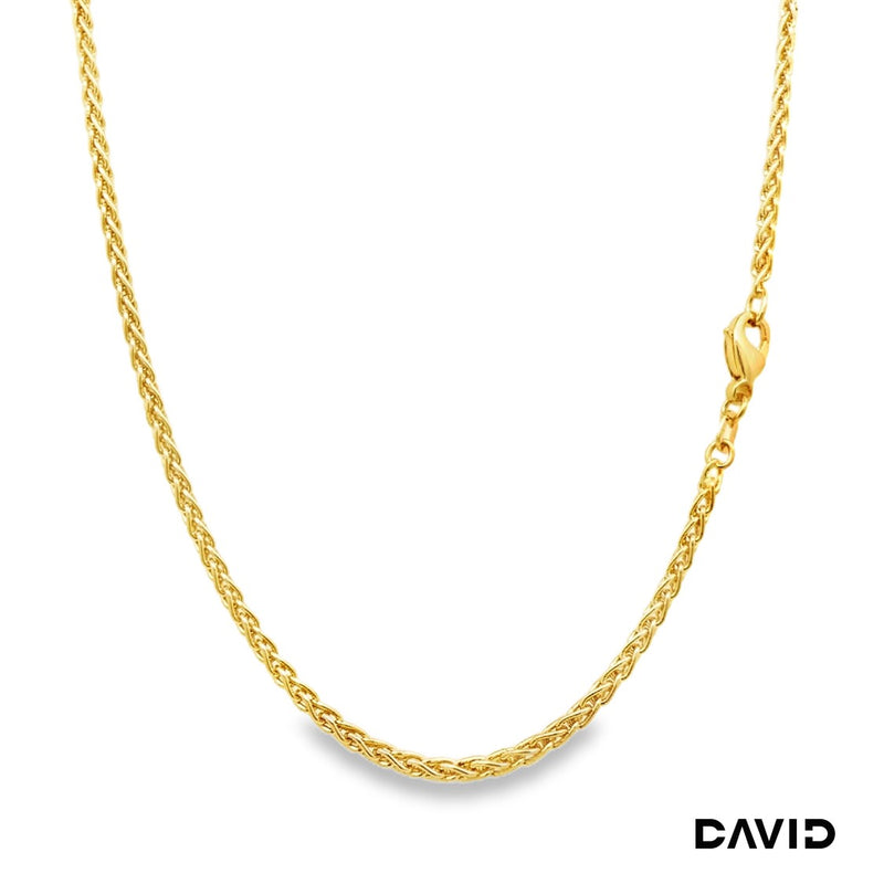 Zopfkette 45 Gold 750/18k