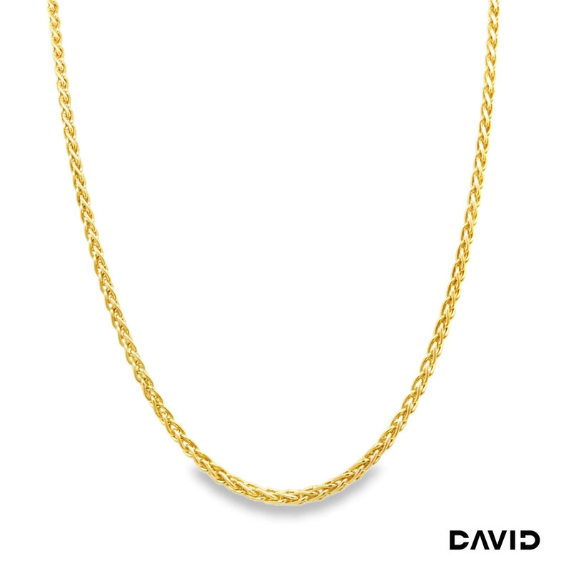 Zopfkette 45 Gold 750/18k