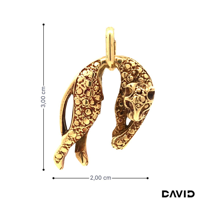 Anhänger Leopard Gold 585/14k