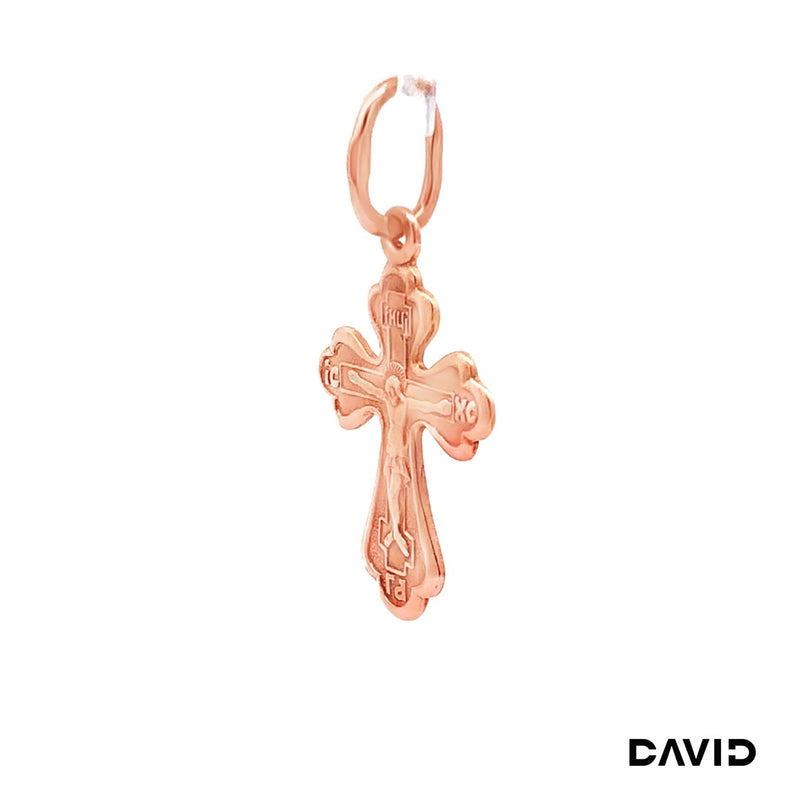 Anhänger Kreuz 14k Roségold