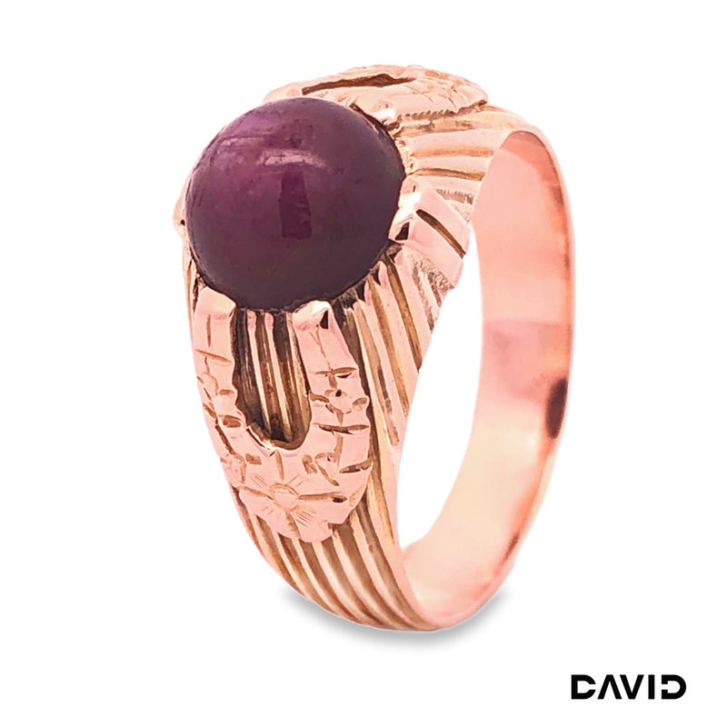 Ring Farbstein 14k Roségold