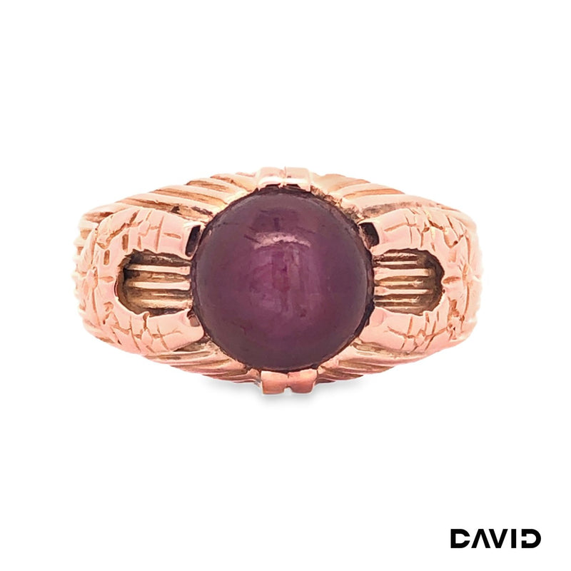 Ring Farbstein 14k Roségold