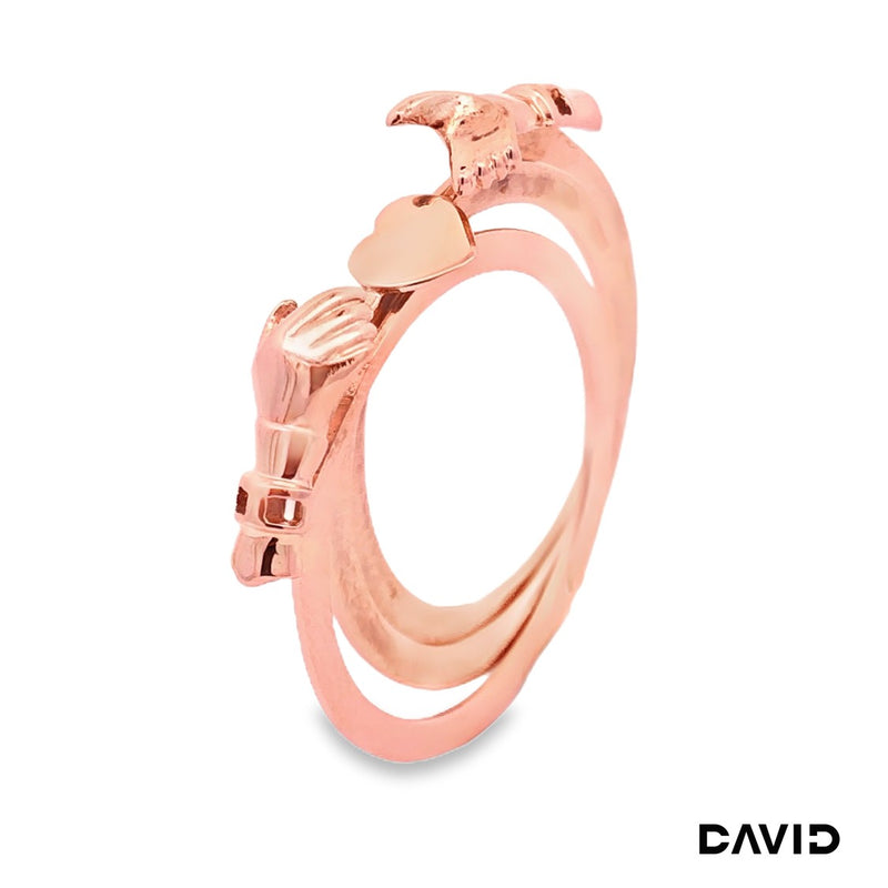 Ring Freundschaft Rotgold 583 / 14k