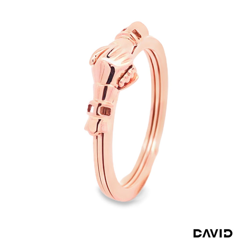 Ring Freundschaft Rotgold 583 / 14k