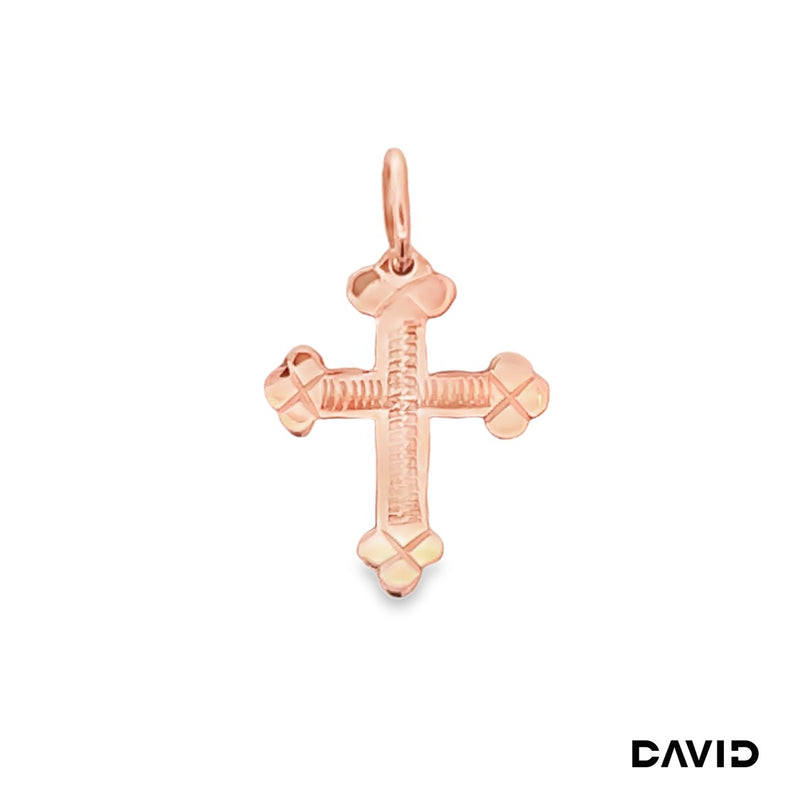 Anhänger Kreuz 14k Roségold