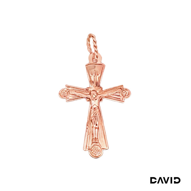 Anhänger Kreuz 14k Roségold