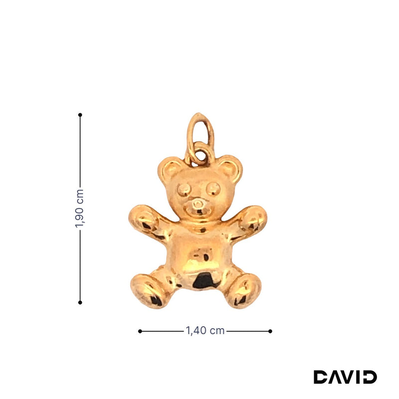 Anhänger Teddybär Gold 750/18k