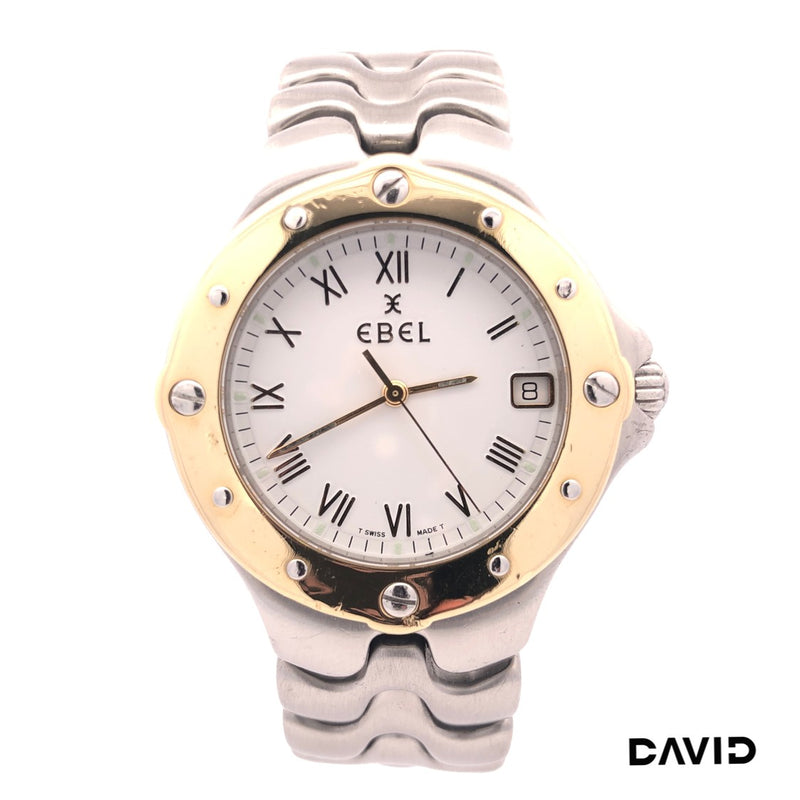 Ebel Sportwave 36 Edelstahl mit Gold 750