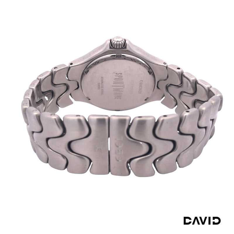 Ebel Sportwave 36 Edelstahl mit Gold 750