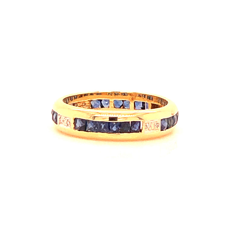 Ring Diamant/Saphir Gold 14k