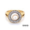 Ring Brill/Akoya-Perle Gold 14k