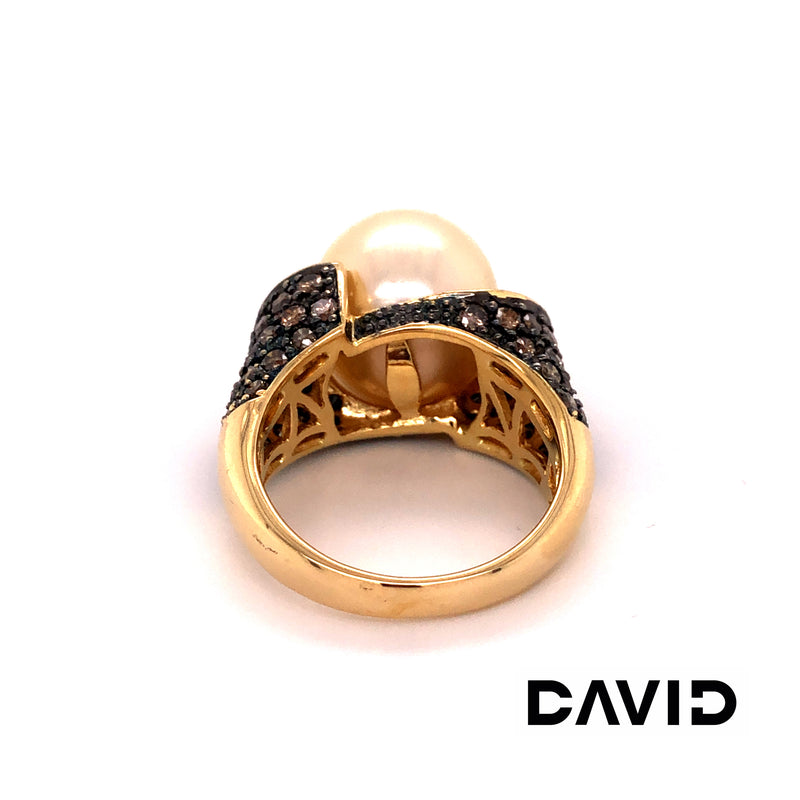 Ring Dia./Südseeperle Gold 18k