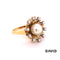 Ring Brillant & Perle Gold 18k