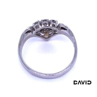 Ring Diamanten Platin 950 - Gold 750/18k