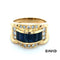 Ring Brill/Saphir Gold 18k