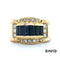 Ring Brill/Saphir Gold 18k